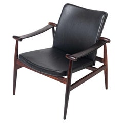 Finn Juhl Rosewood Spade Chair FD133