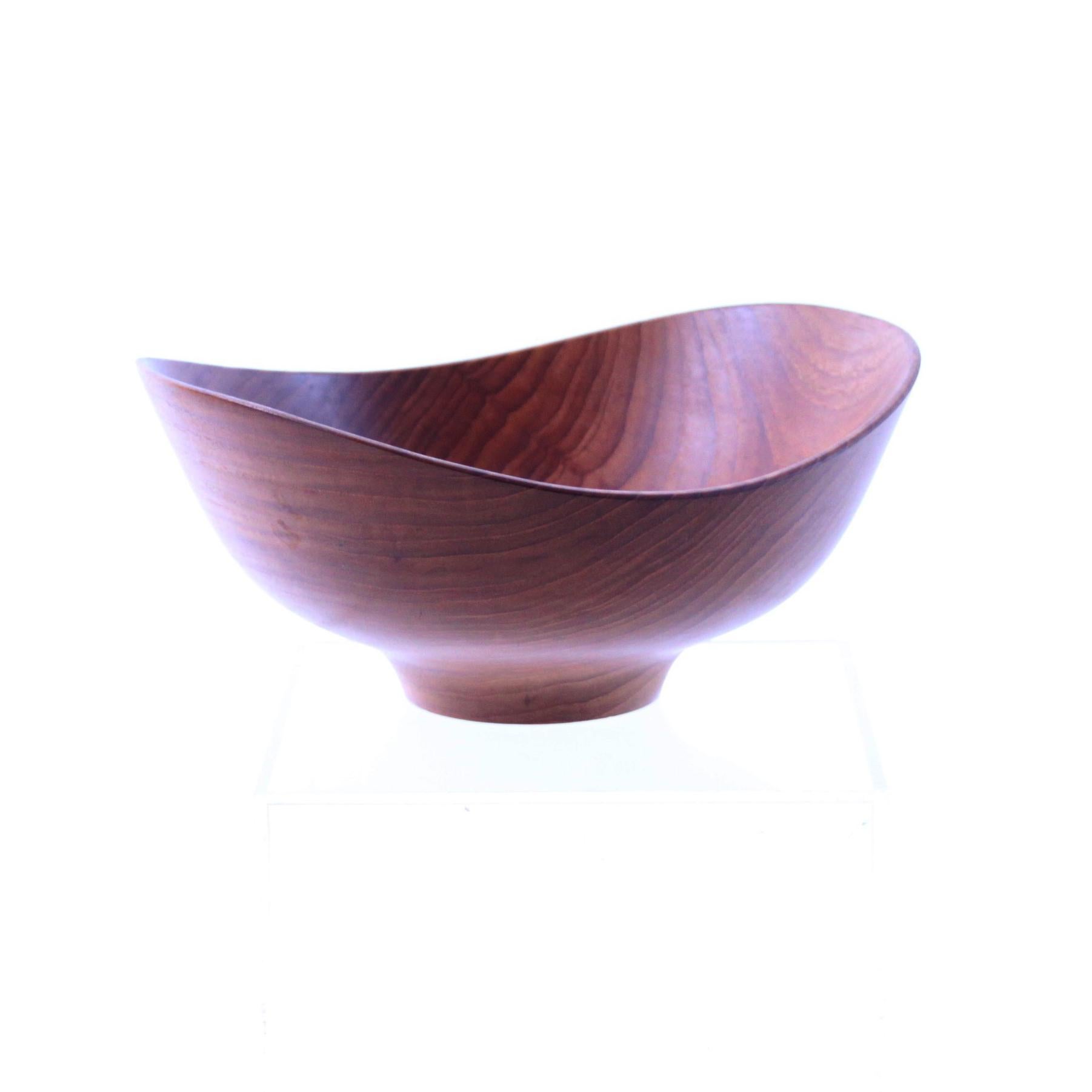 Danish Finn Juhl Sculptural Teak Bowl, Denmark