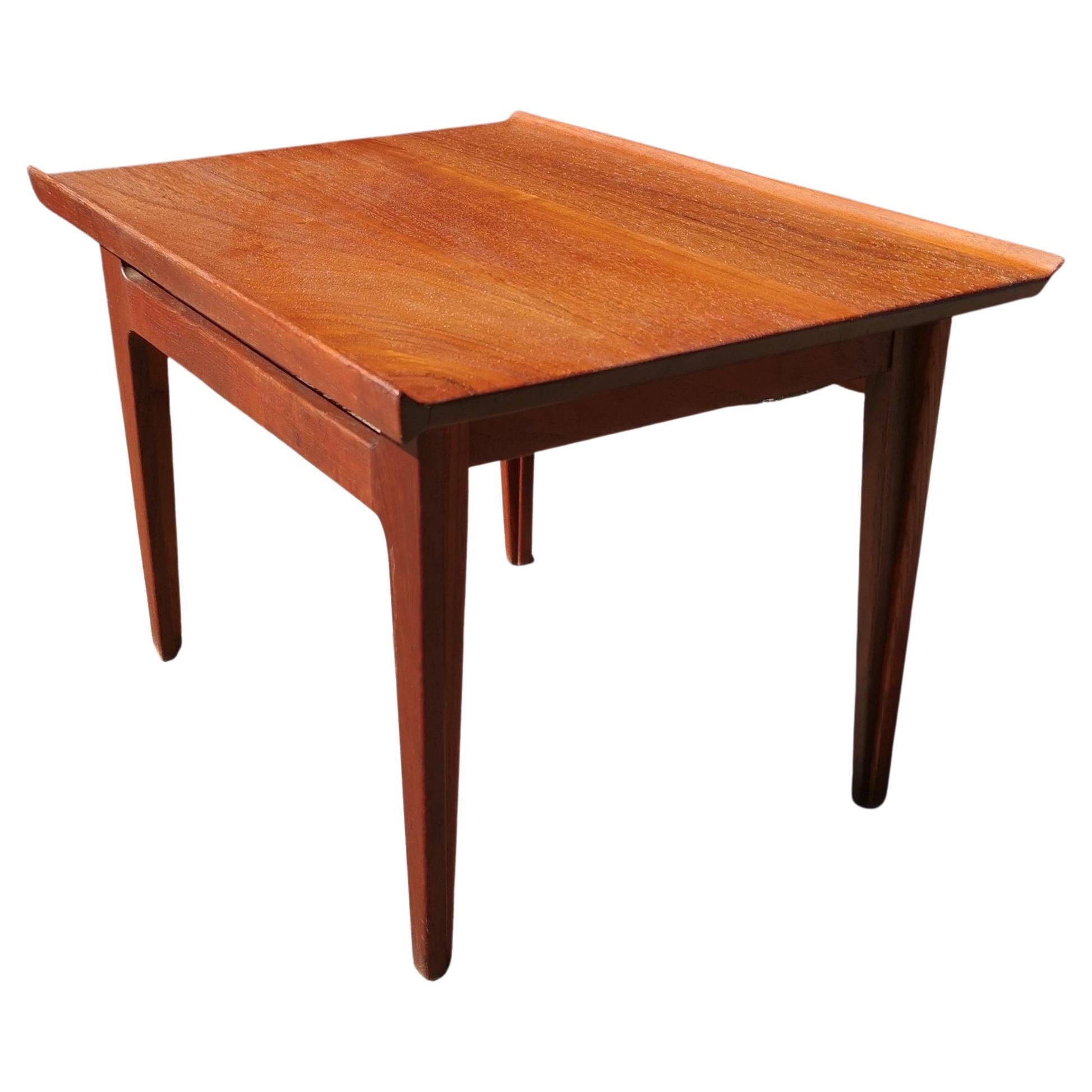 Finn Juhl Side Table in Solid Teakwood by France 
Son, 1959