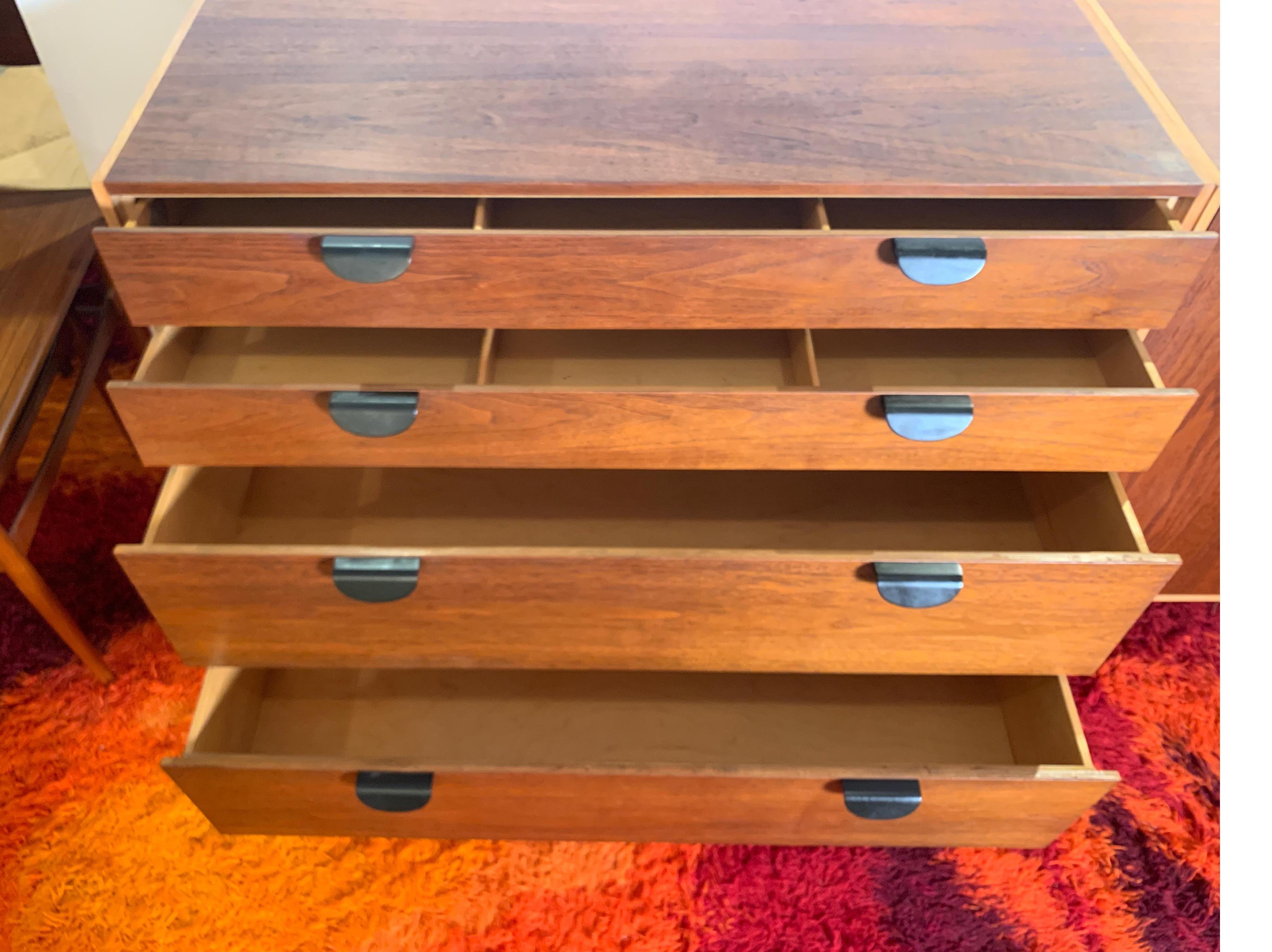 Finn Juhl Sideboard in Teak and Maple for Baker, USA, 1950s 8