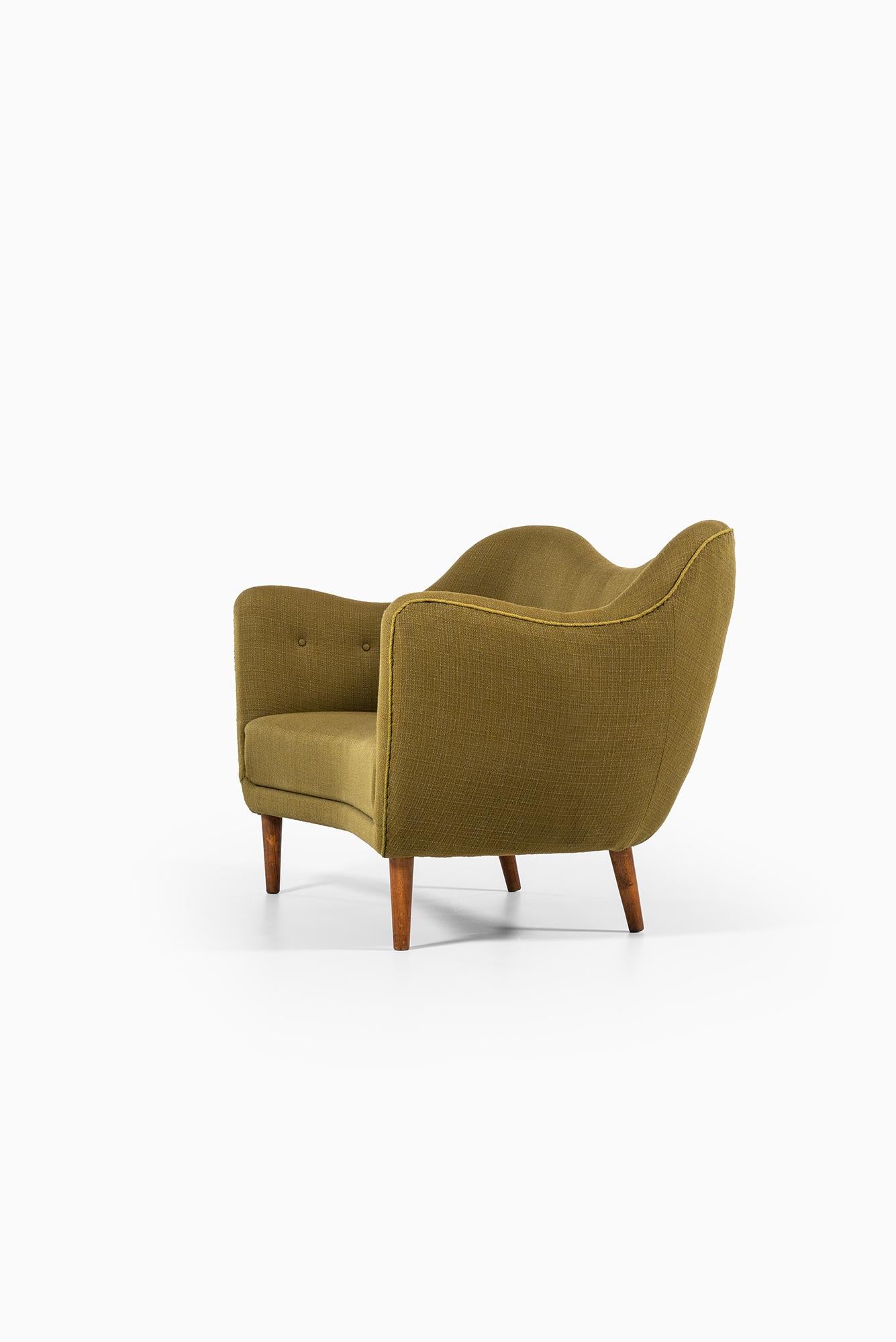 Finn Juhl Sofa Modell BO55 von Bovirke in Dänemark (Mitte des 20. Jahrhunderts) im Angebot