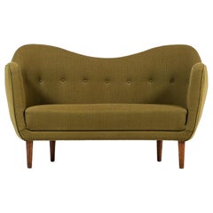 Finn Juhl Sofa Model BO55 by Bovirke in Denmark