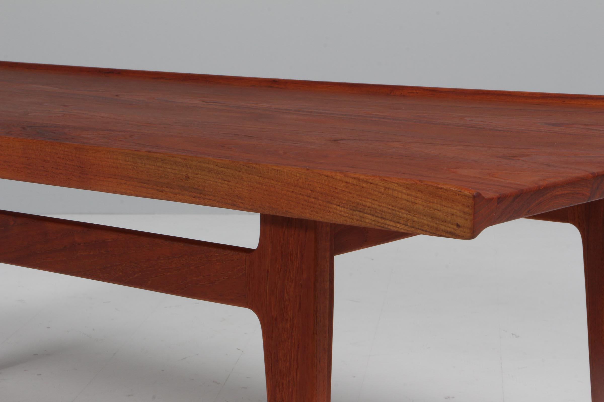 Danish Finn juhl sofa table in solid teak, model 500