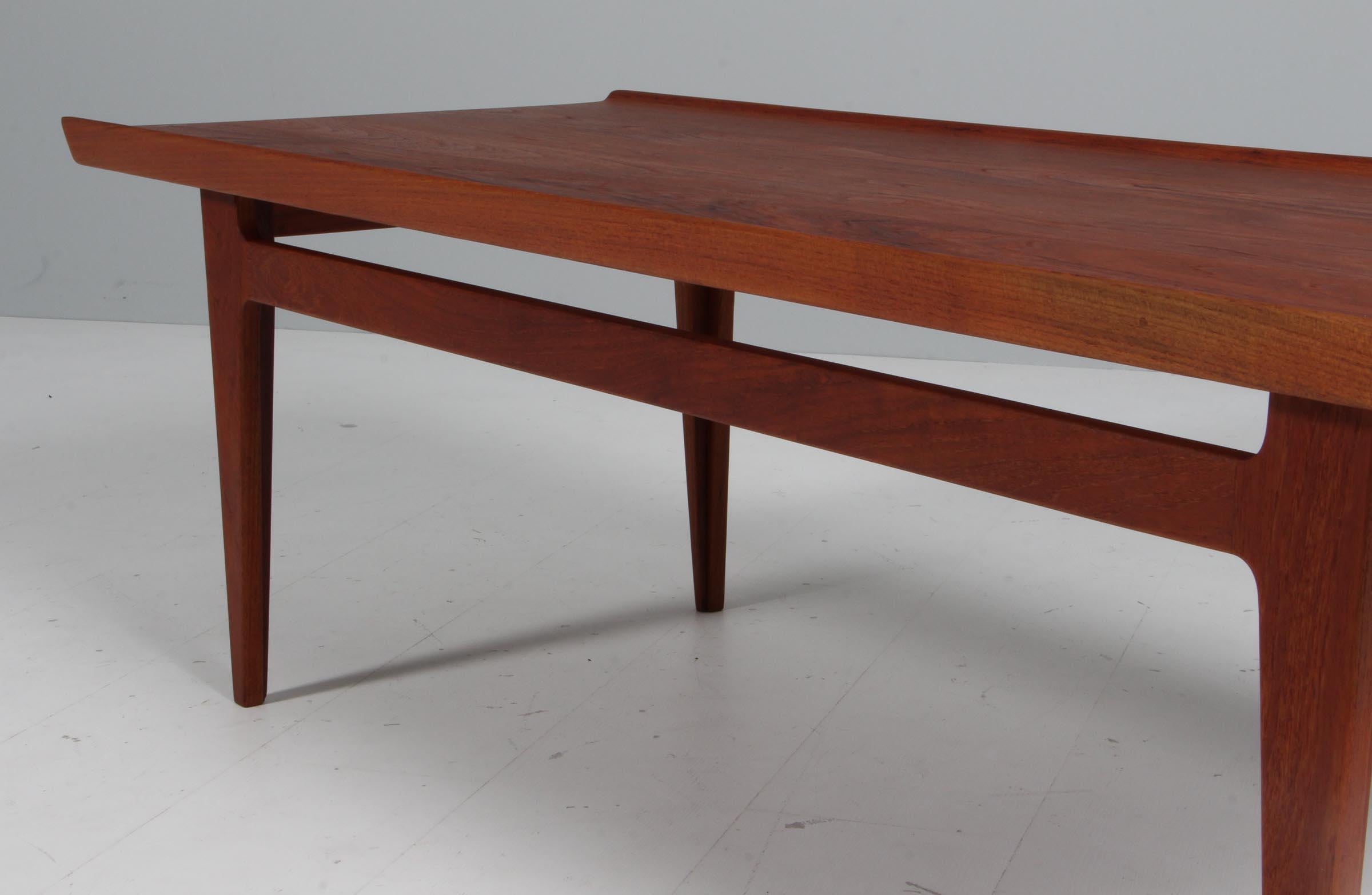 Teak Finn juhl sofa table in solid teak, model 500