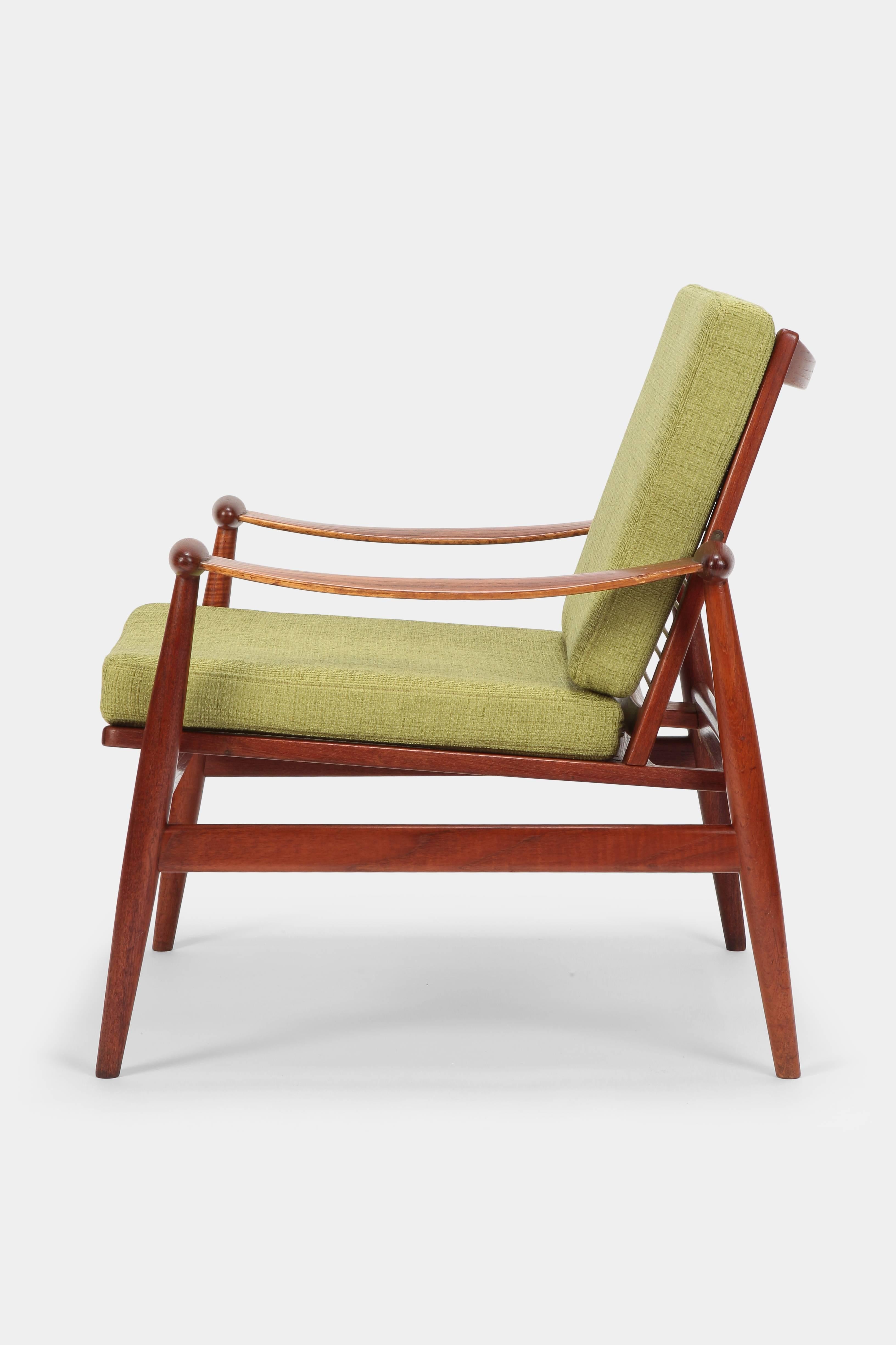 Cotton Finn Juhl “Spade” Lounge Chairs France & Daverkosen, 1960s