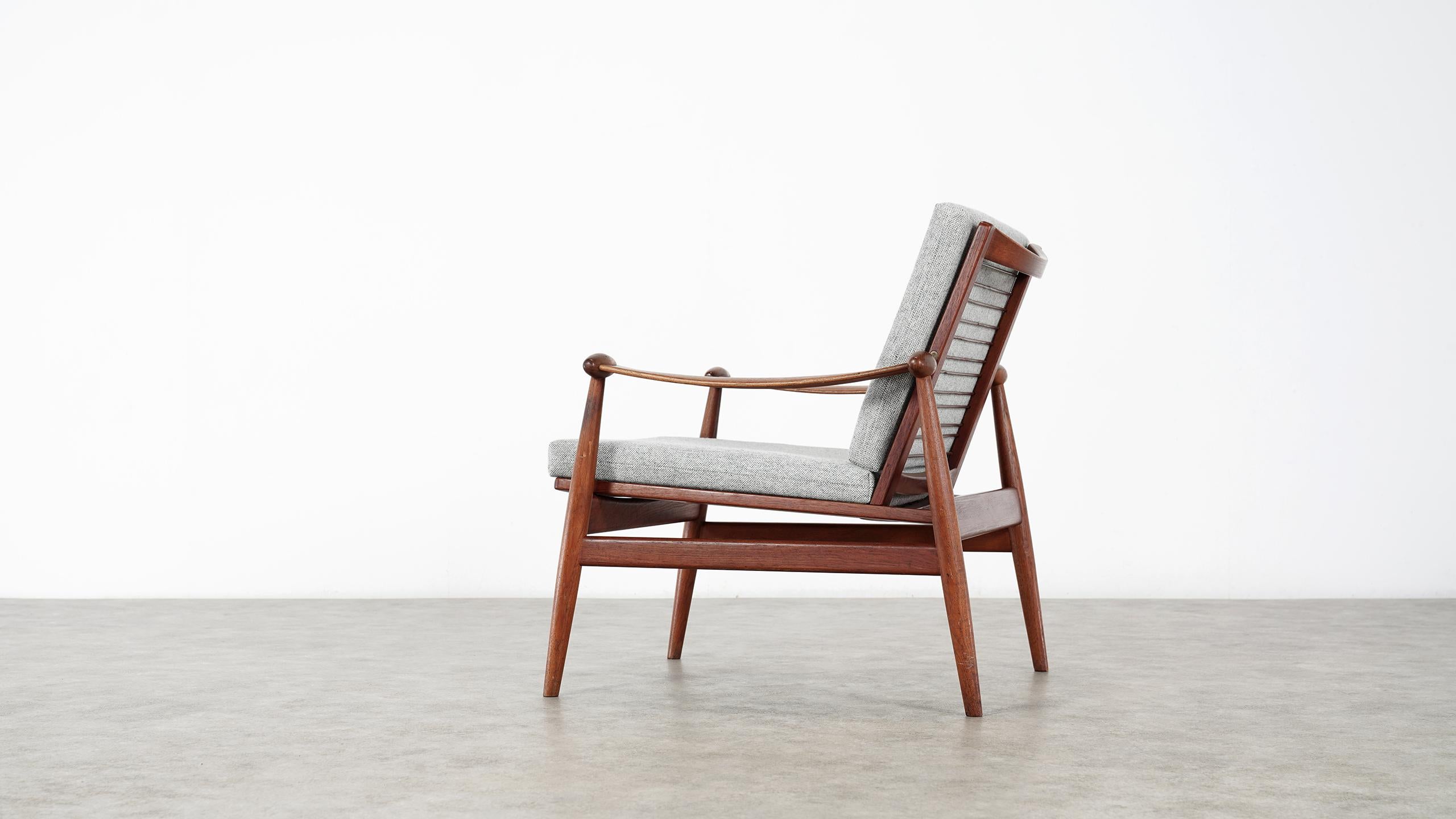 Finn Juhl, Spade Teak Lounge Chair, 1953 by France & Daverkosen, Denmark 2