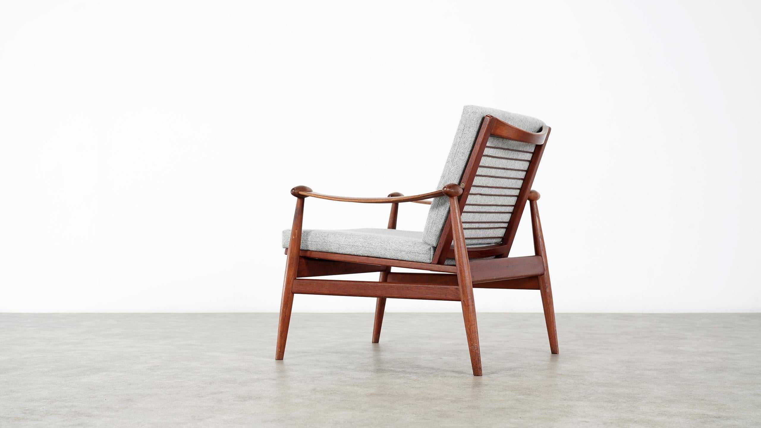 Finn Juhl, Spade Teak Lounge Chair, 1953 by France & Daverkosen, Denmark 3