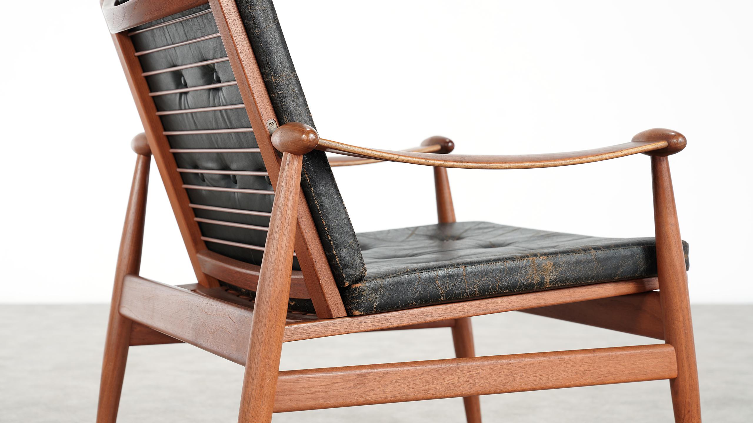 Finn Juhl, Spade Teak Lounge Chair, 1953 by France & Daverkosen, Denmark 11