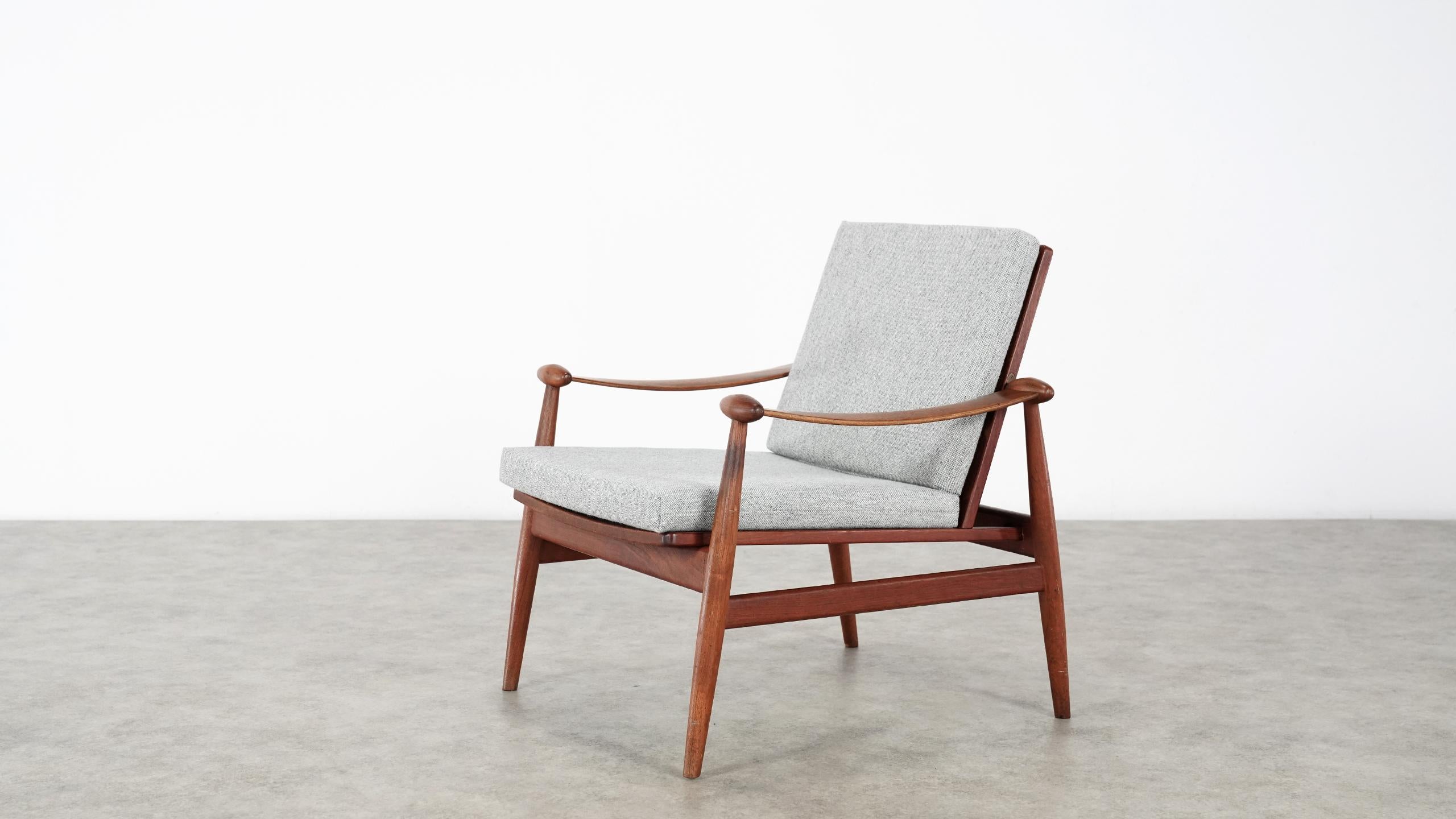 Finn Juhl, Spade Teak Lounge Chair, 1953 by France & Daverkosen, Denmark 12