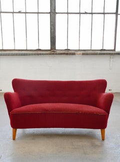 Finn Juhl Style Sofa or Loveseat by Slagelse Mobelvaerk, 1940s