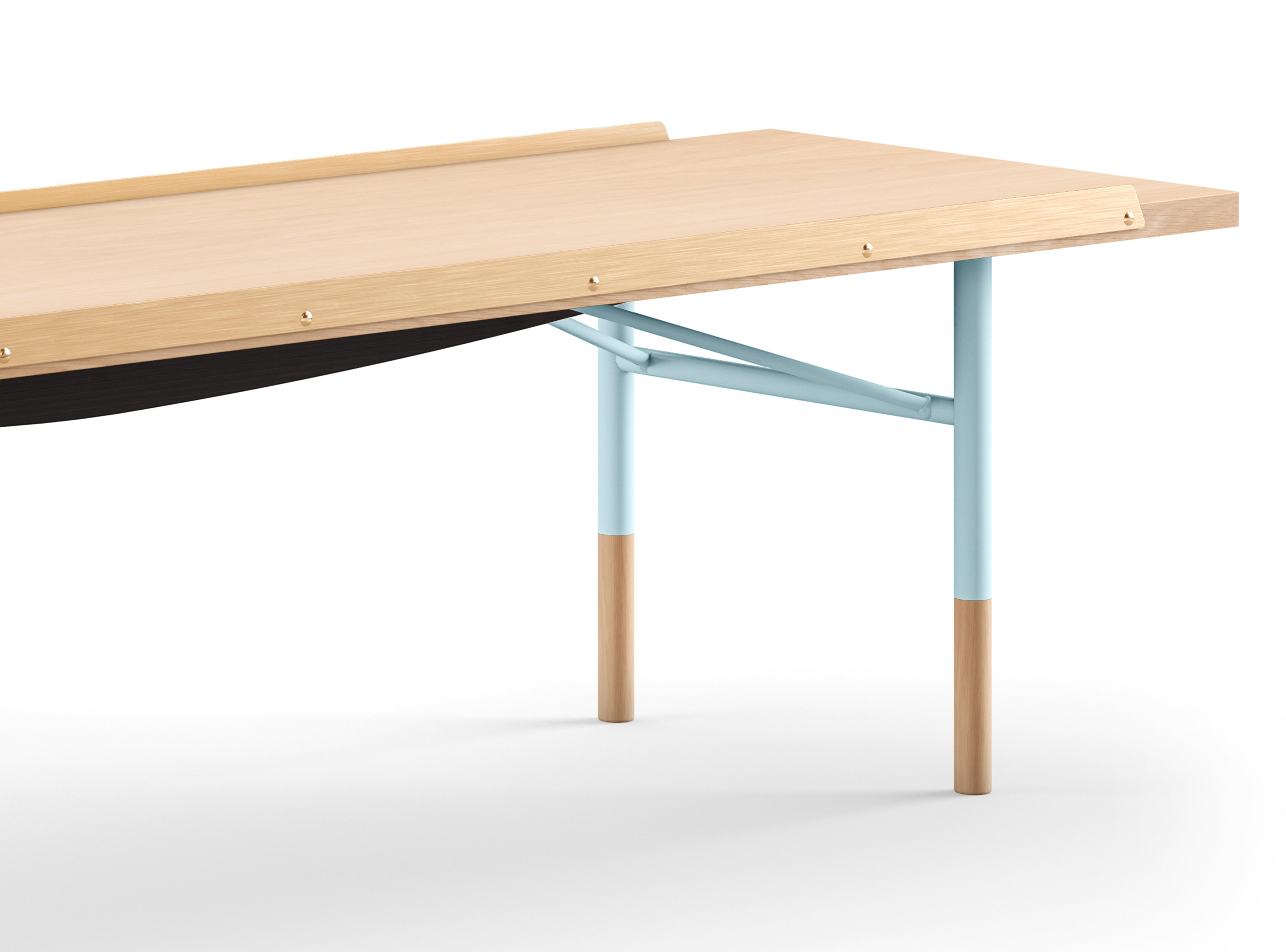 Finn Juhl Table Bench, Wood and Brass 1