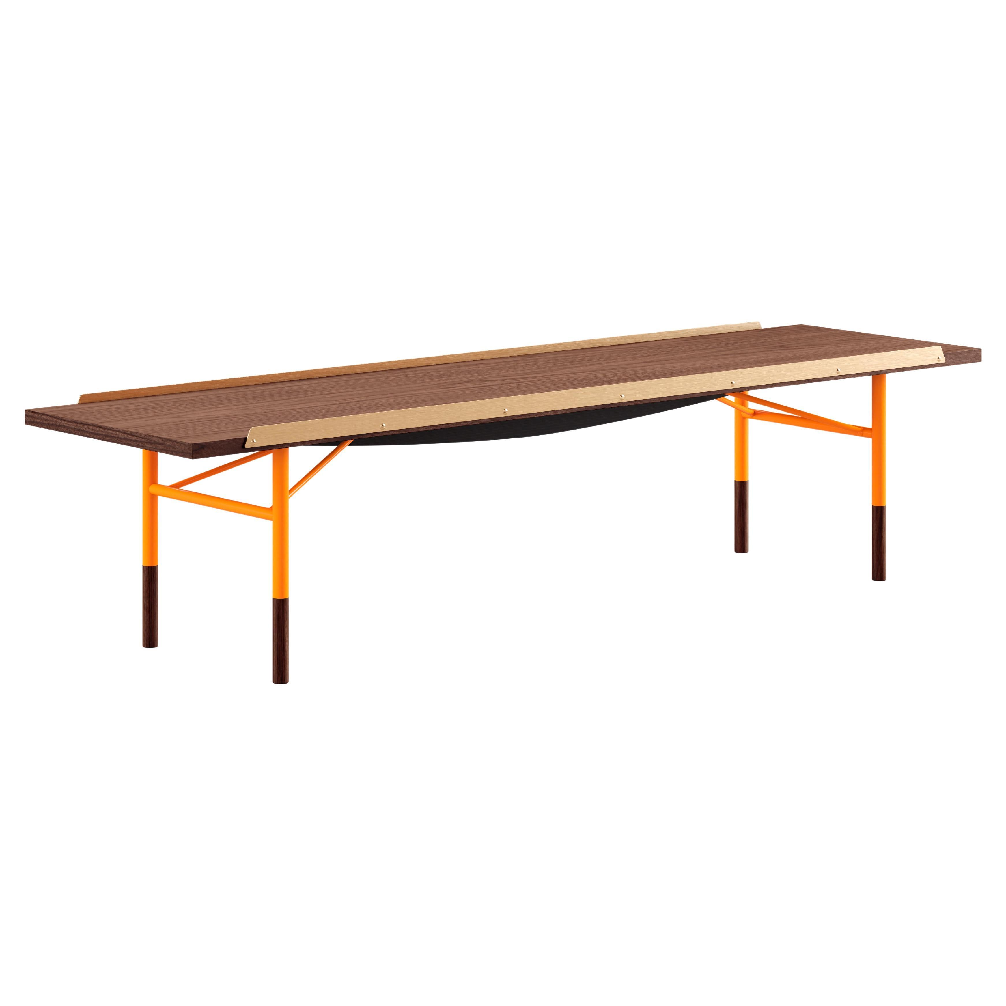 Pedro Petry Fallen Imbuia Wood Bench/Table at 1stDibs