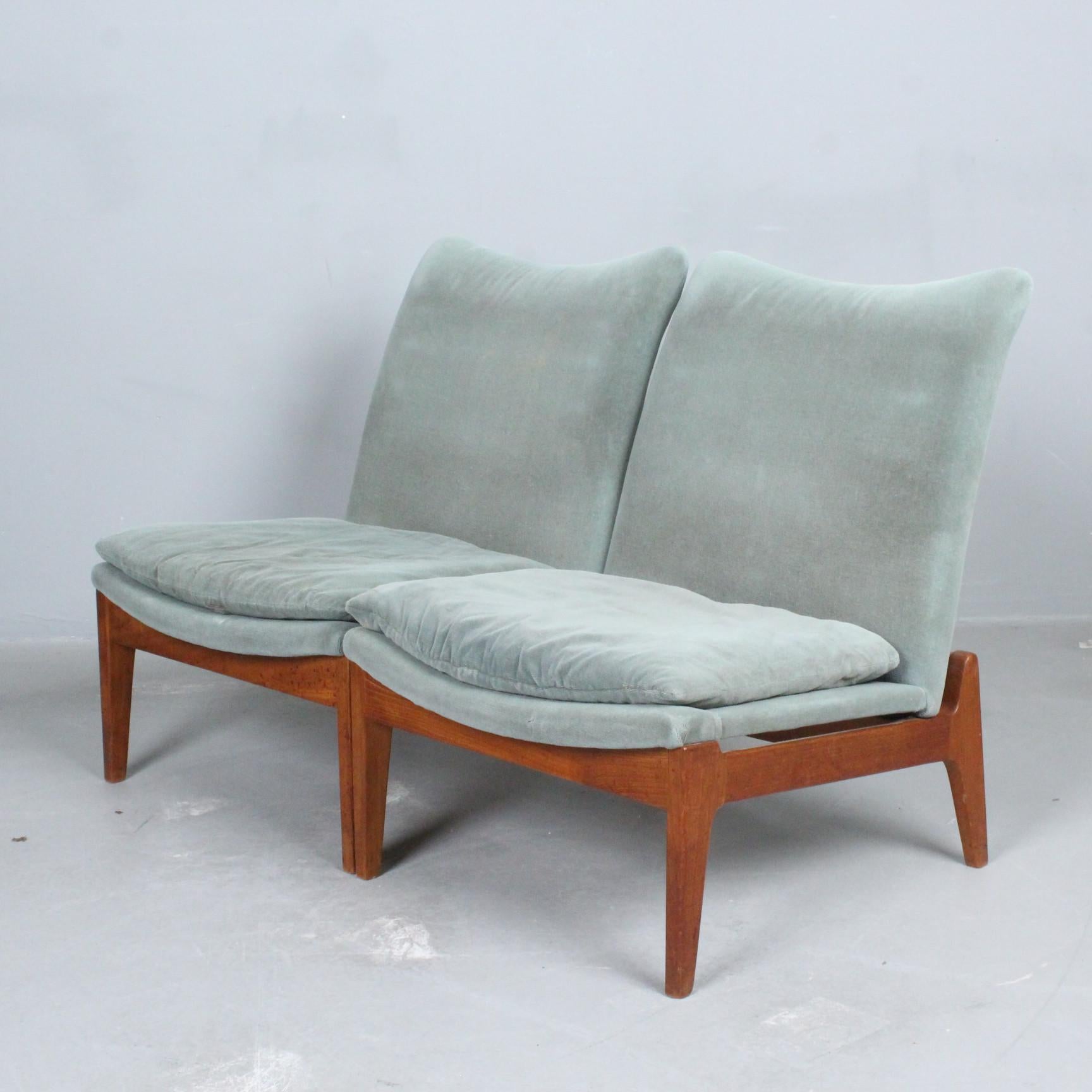 Finn Juhl armchair model FD 112  France & Søn Sweden 1960 In Good Condition For Sale In Paris, FR