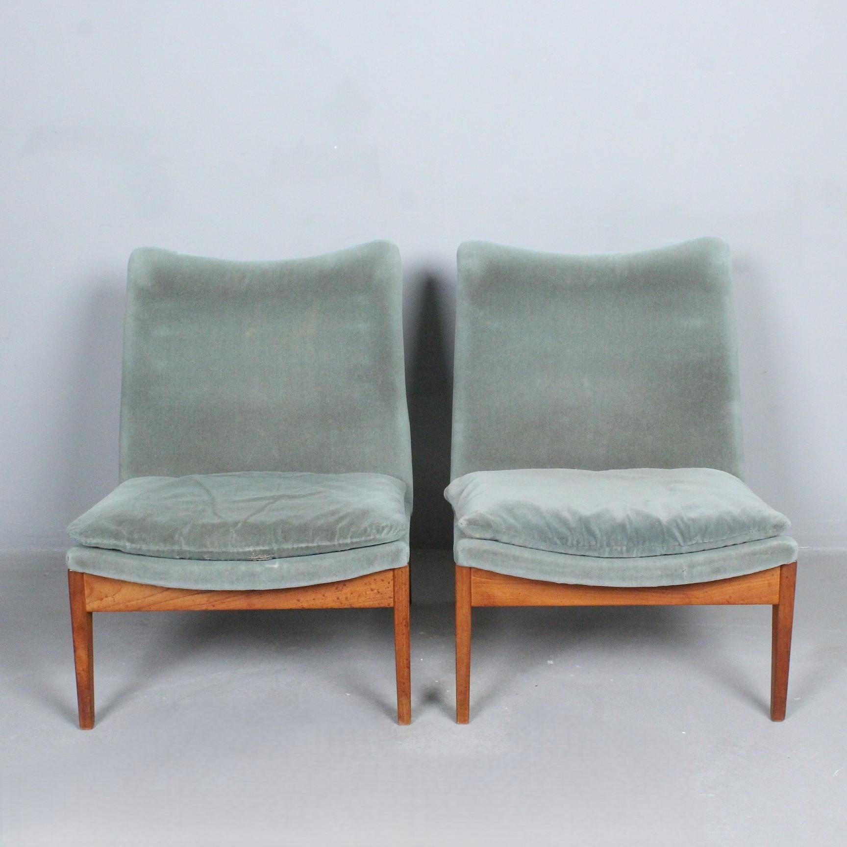 Finn Juhl armchair model FD 112  France & Søn Sweden 1960 For Sale 1