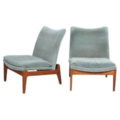 Fauteuil Finn Juhl modèle FD 112 pour  France & Søn Suède 1960 Marqué