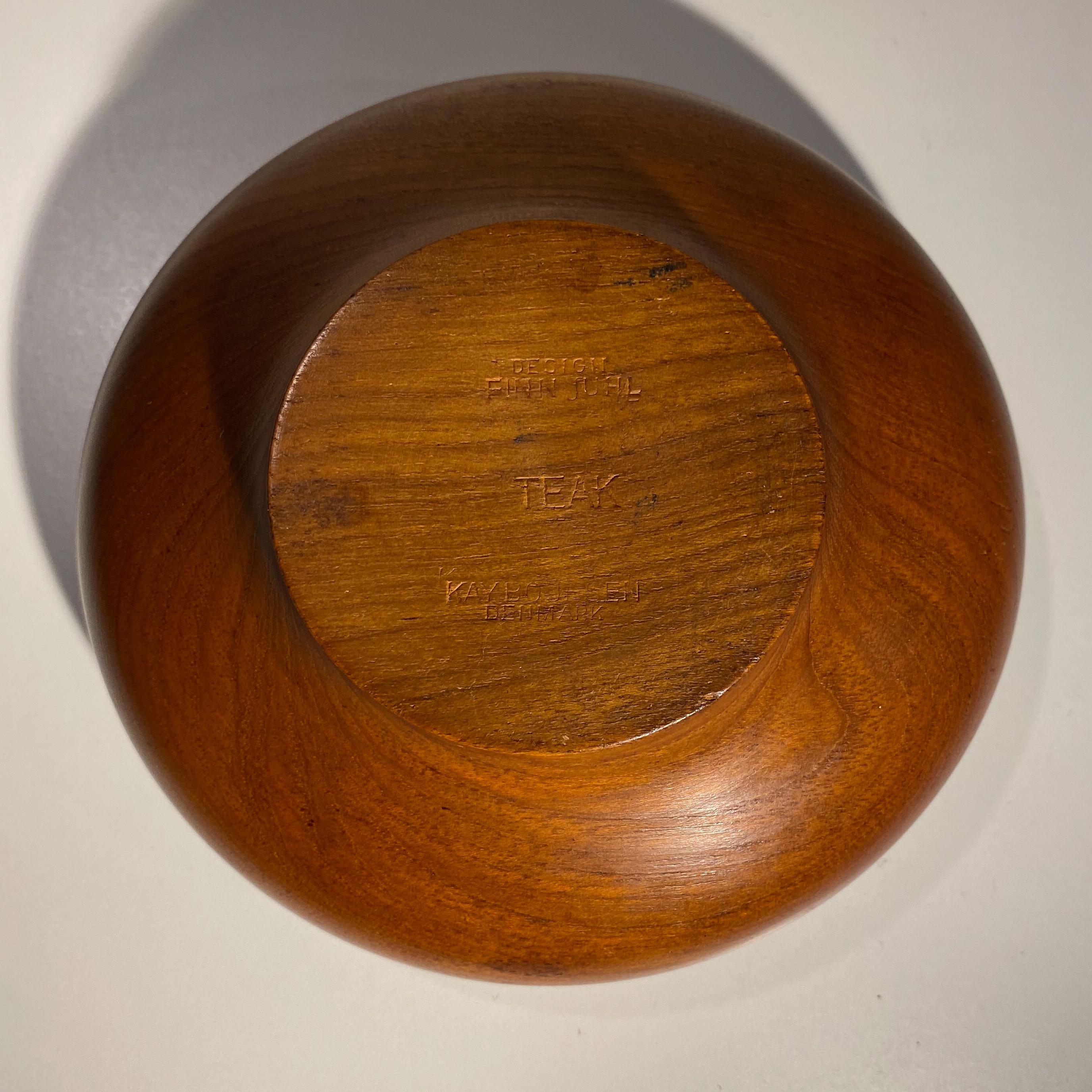Finn Juhl Teak Bowl for Kay Bojesen 4