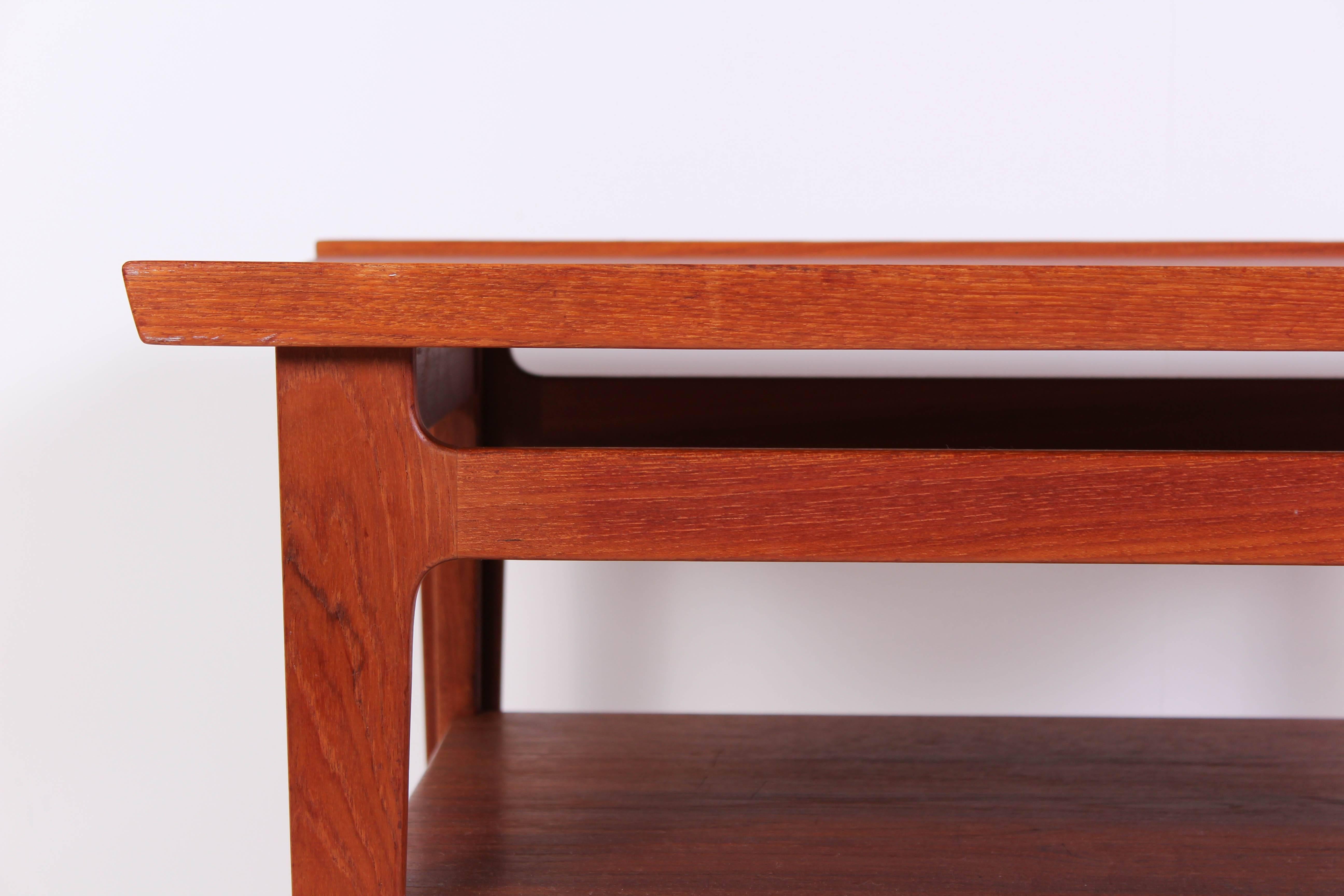 Danish Finn Juhl Teak Coffee Table by France & Daverkosen