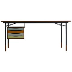 Finn Juhl Teak Desk, Bovirke Denmark 1953, Model BO-69