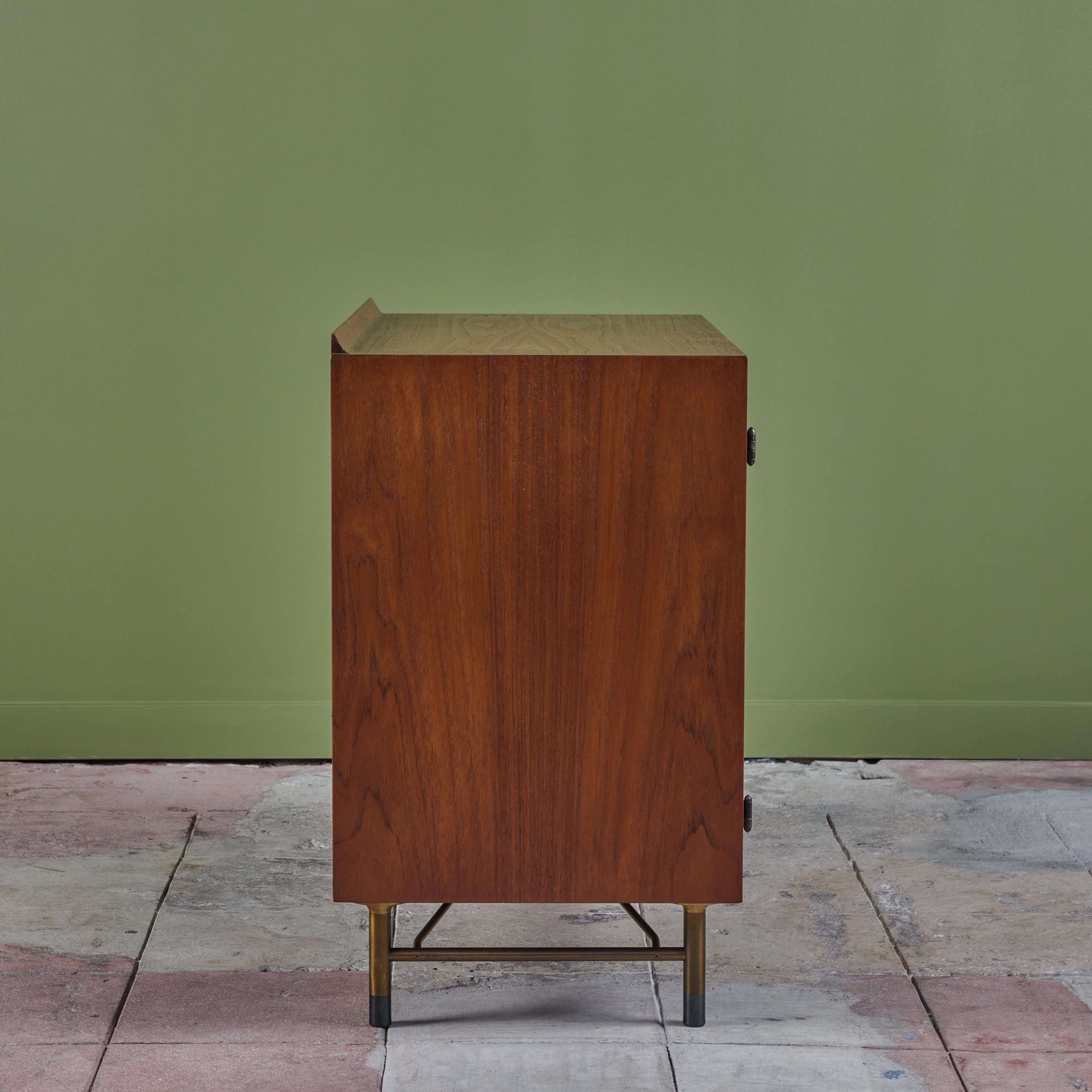 Finn Juhl Two Door Cabinet for Baker Furniture In Excellent Condition For Sale In Los Angeles, CA