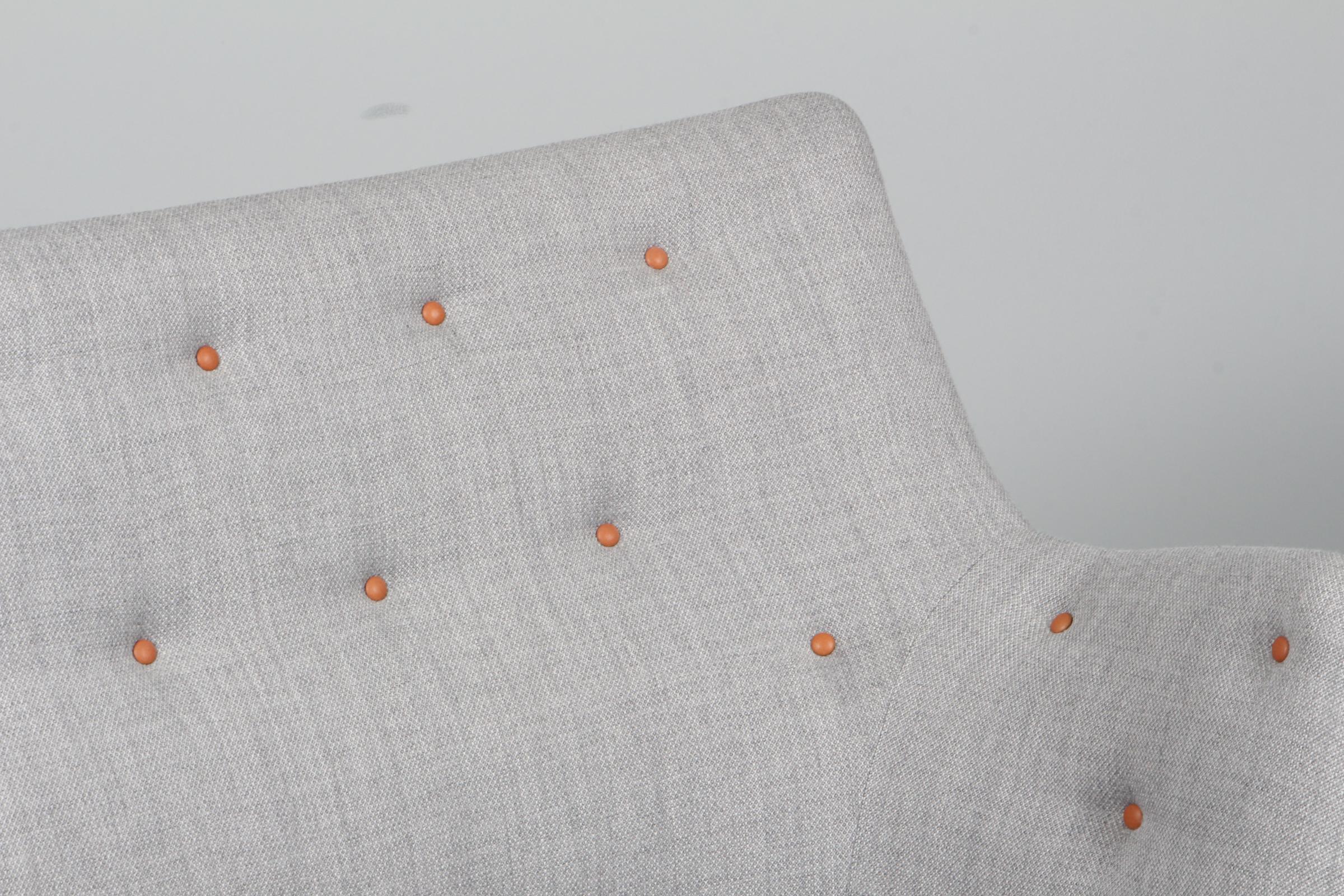 Danese Finn Juhl two seat love seat sofa, model Poet in vendita