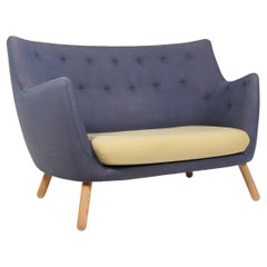 Vintage Finn Juhl two seat love seat sofa, model Poet