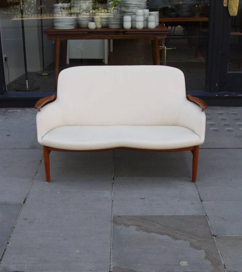 Mid-20th Century Finn Juhl Two-Seat Sofa NV53 For Sale