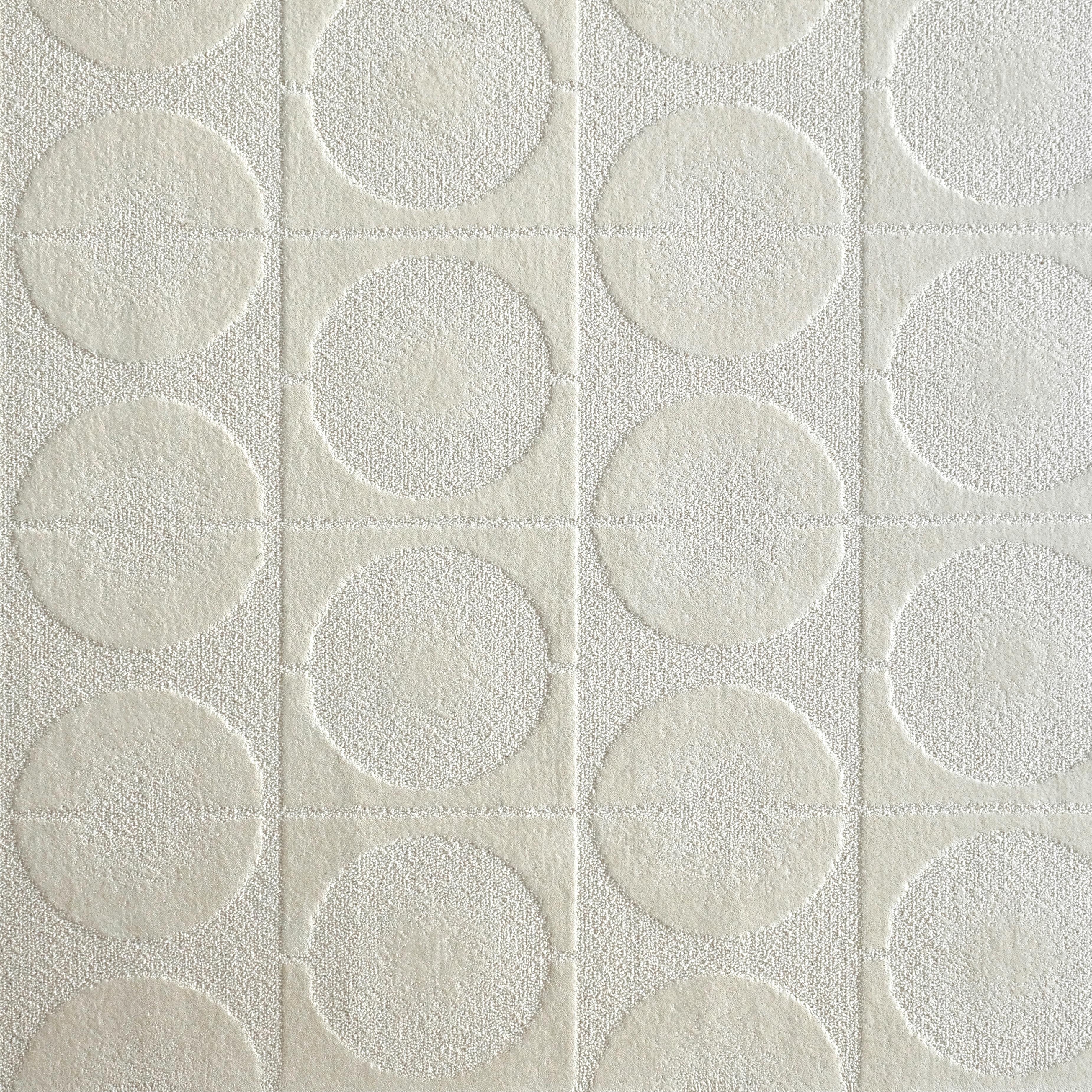 Modern Finn Juhl Undyed Circle Rug by House of Finn Juhl