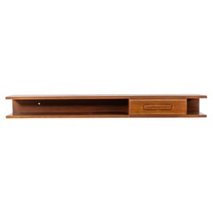 Finn Juhl Wall Console in Wood with Drawer