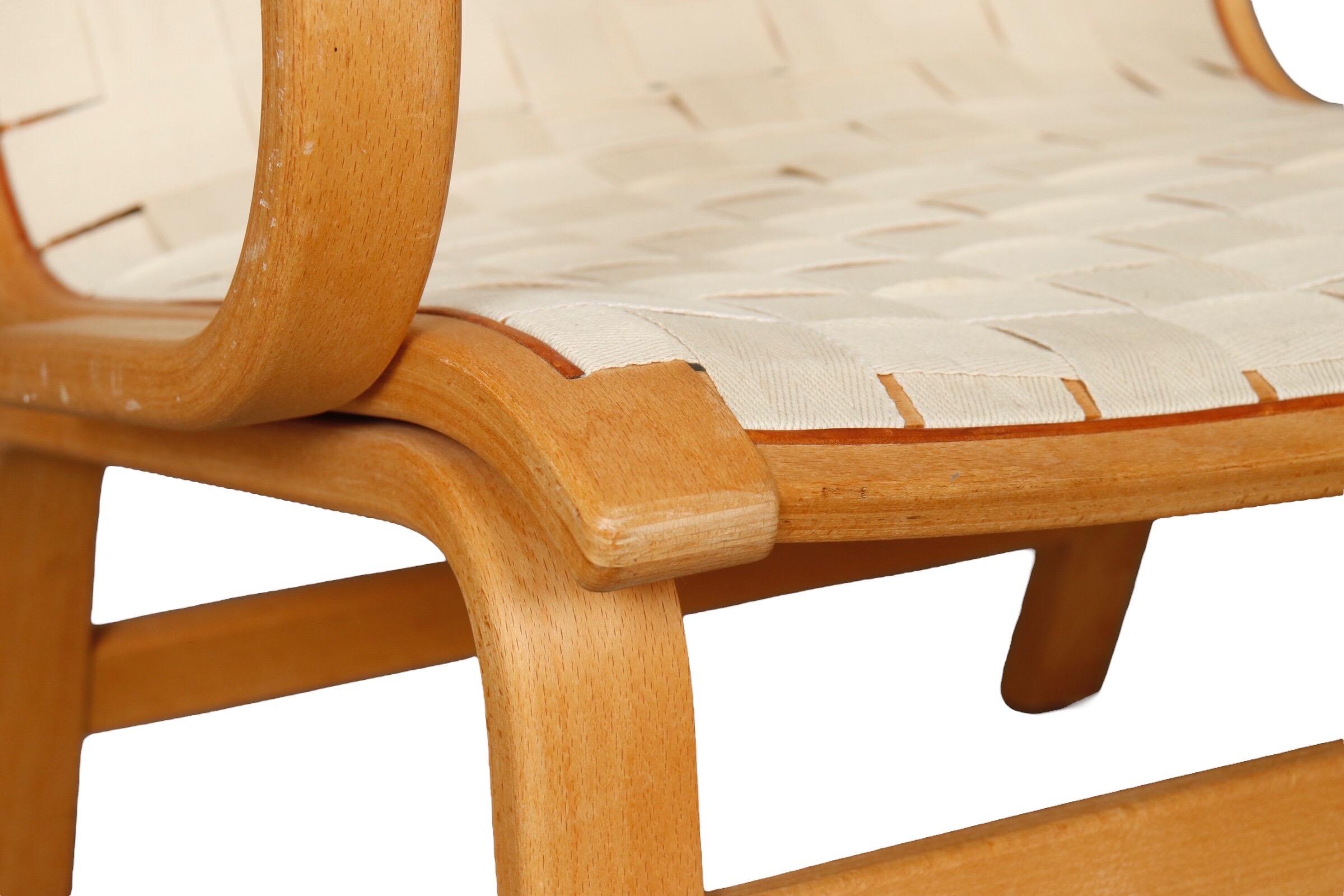 Finn Østergaard “Albert” for Kvist Lounge Chairs - a Pair In Good Condition In Hudson, NY
