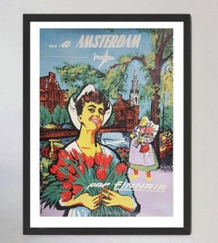 Finnair - Amsterdam Original Poster, 1962