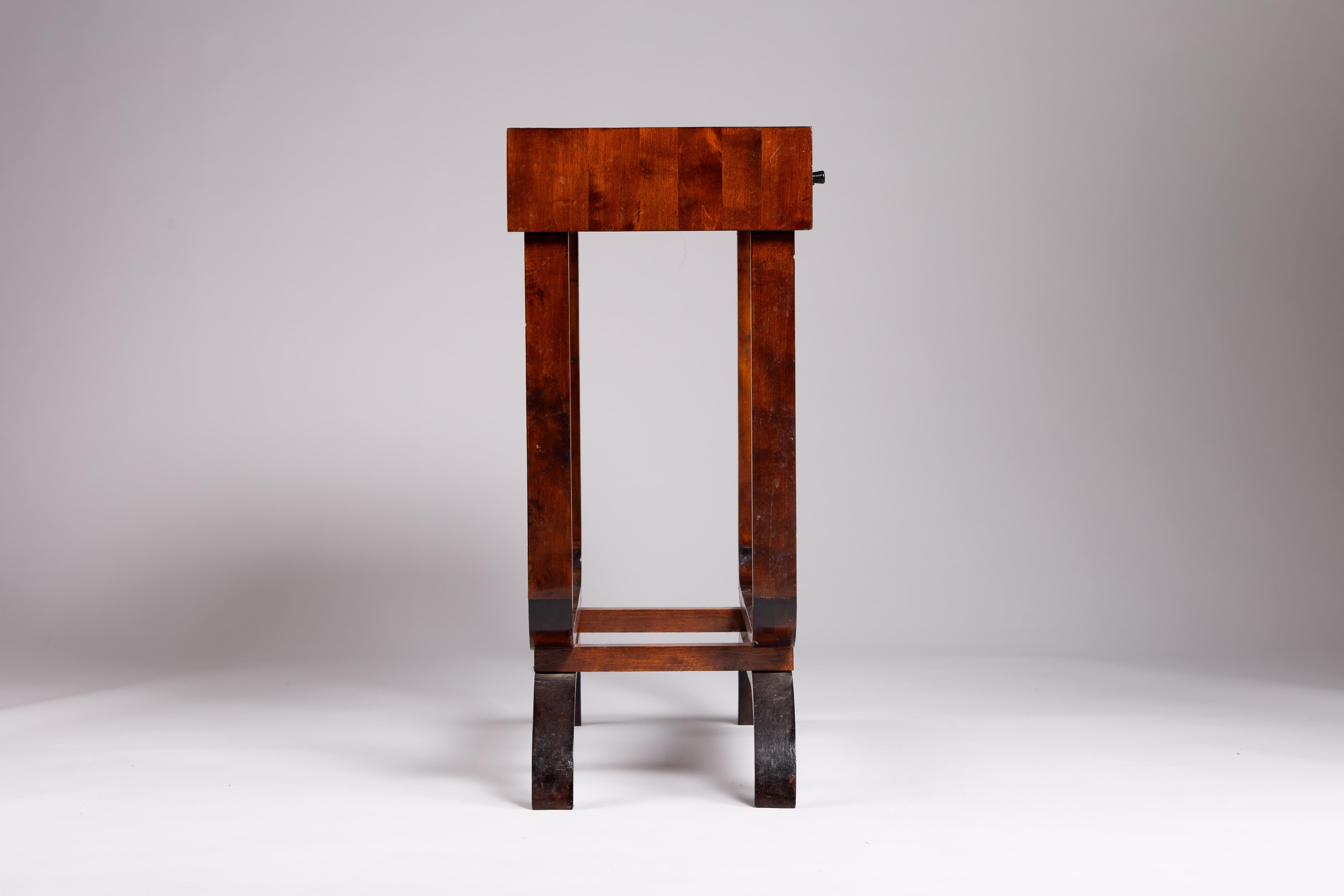 20th Century Finnish 1930's birch accent side table