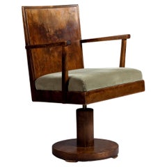 Finnish 1930's swivel office chair