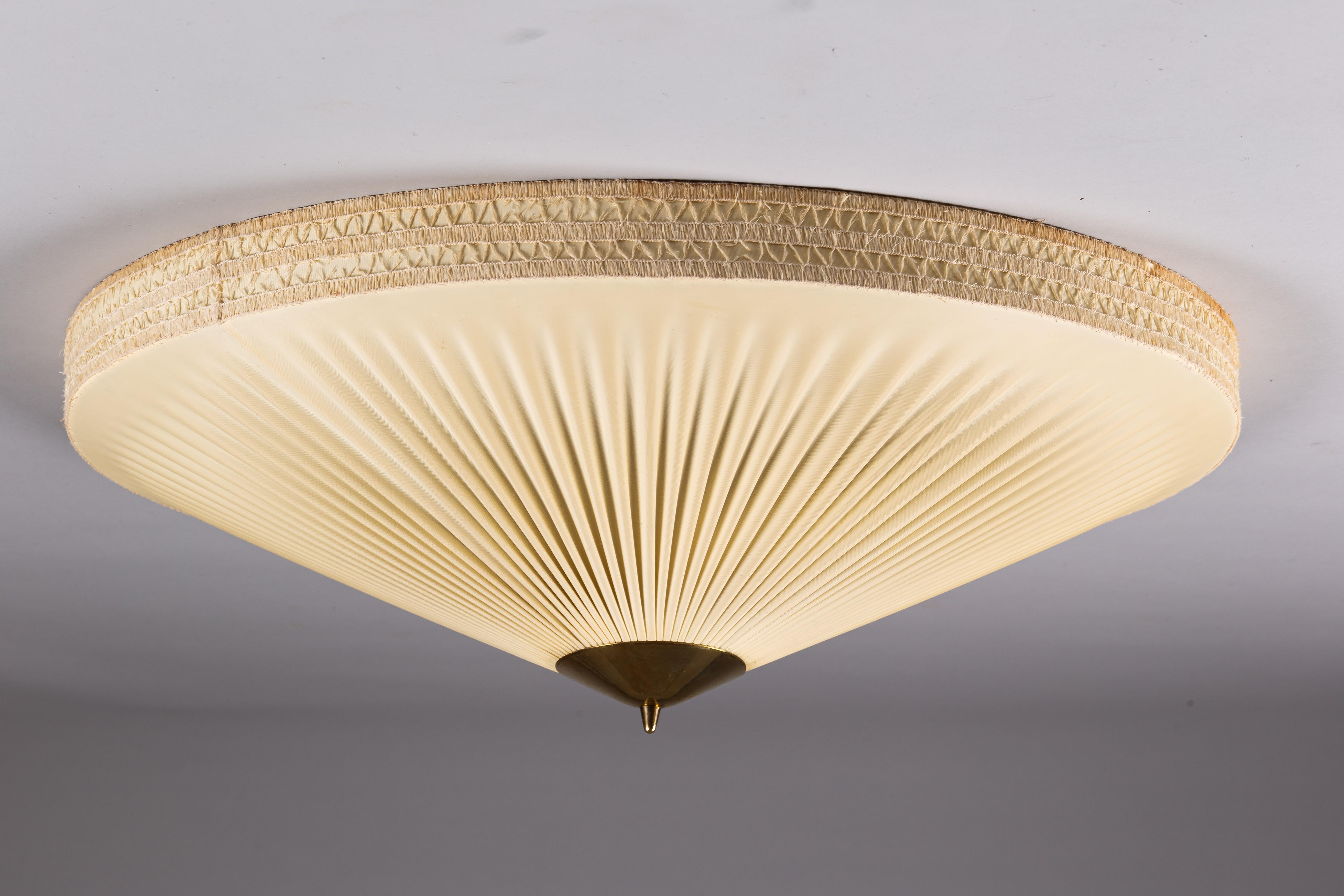 Brass Finnish 1950's big plafond lamp