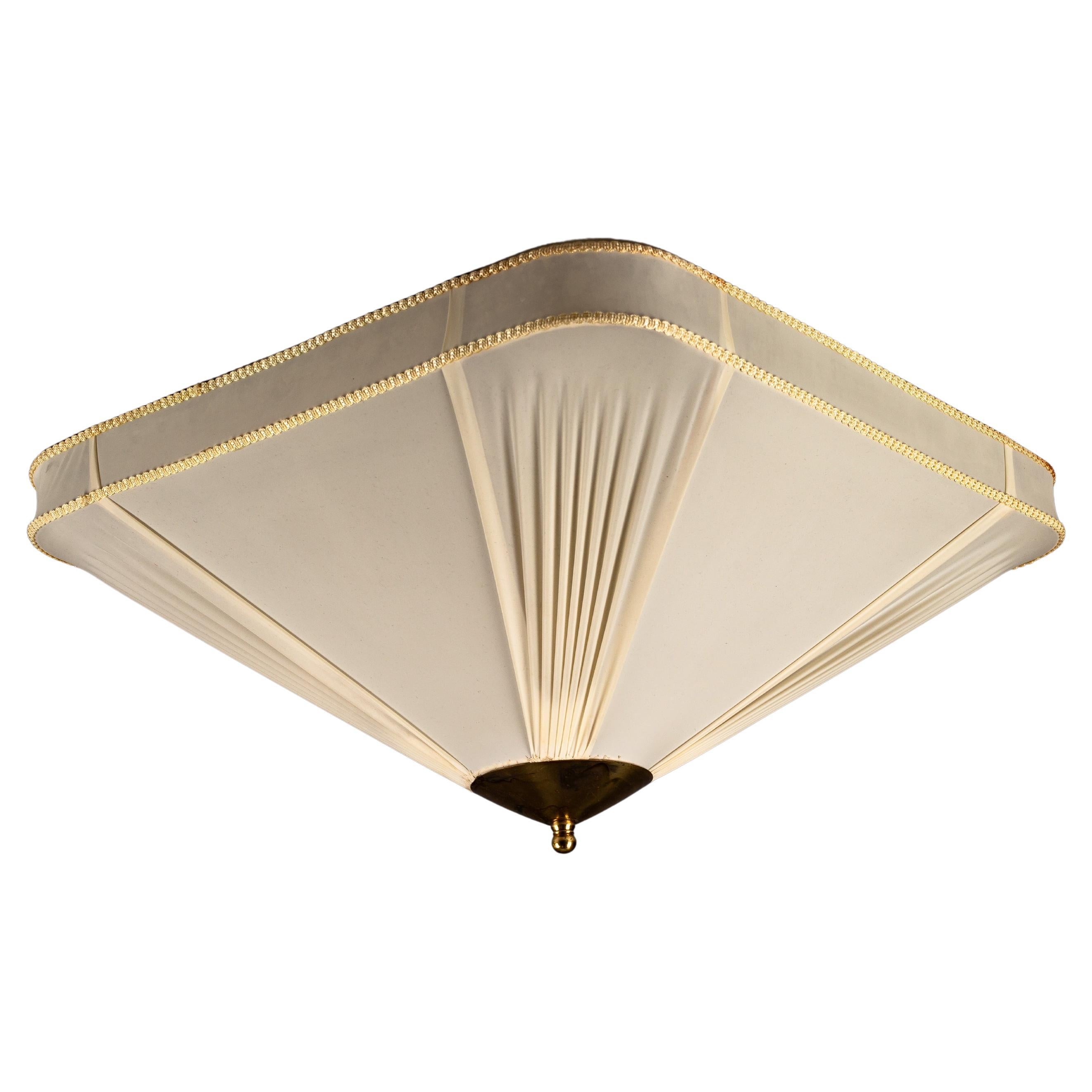 Finnish 1950
s cream colored flush mount by Valinte