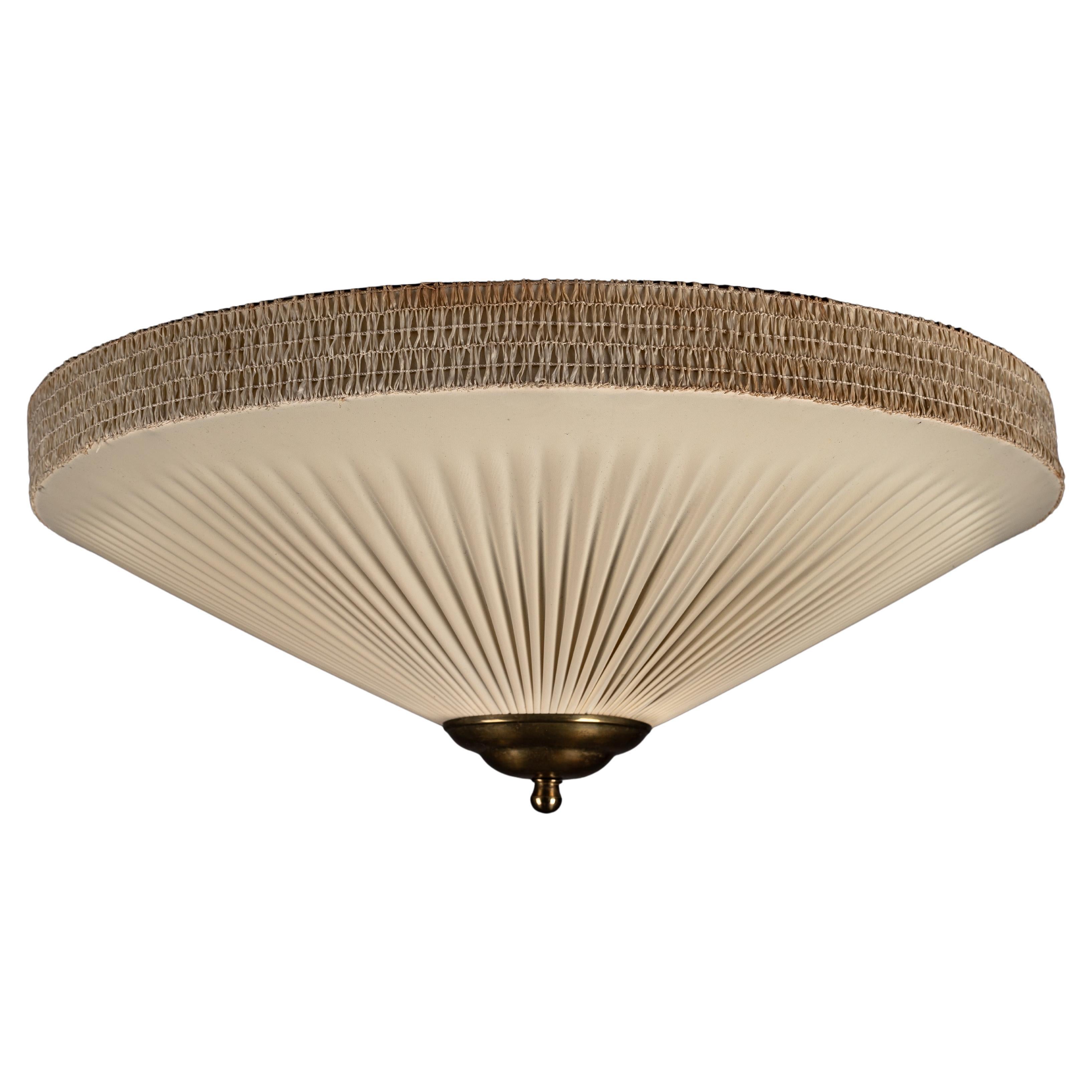 Finnish 1950
s cream flush mount lamp
