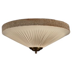 Finnish 1950
s cream flush mount lamp