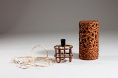 Finnish 1960s Brutalist Copper Desk Lamp