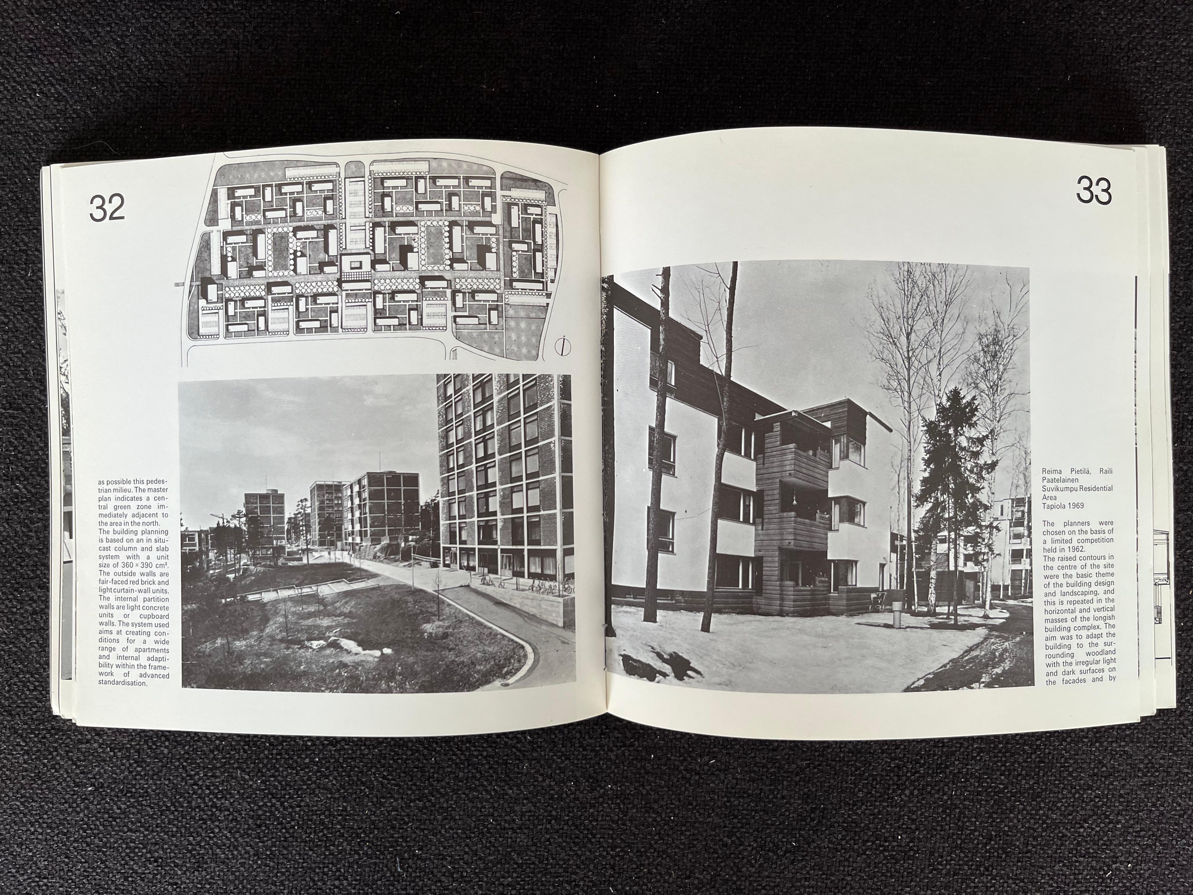 Paper Finnish Architecture Book 'Alvar Aalto and Others', 1975 For Sale