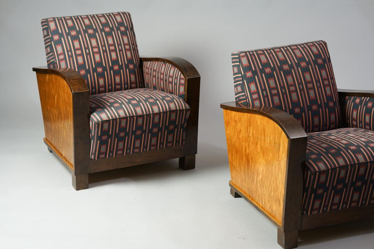 20th Century Finnish Art Deco Chairs, early 1900s