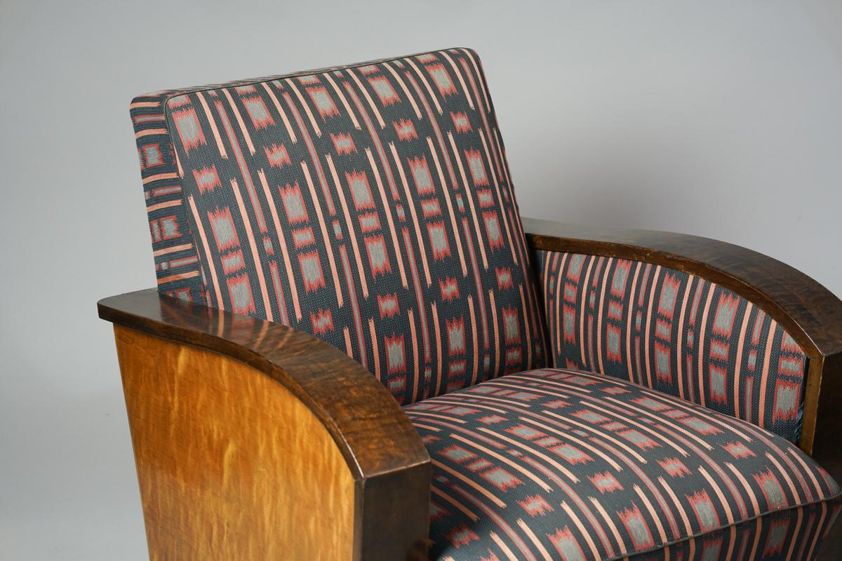 Birch Finnish Art Deco Chairs, early 1900s