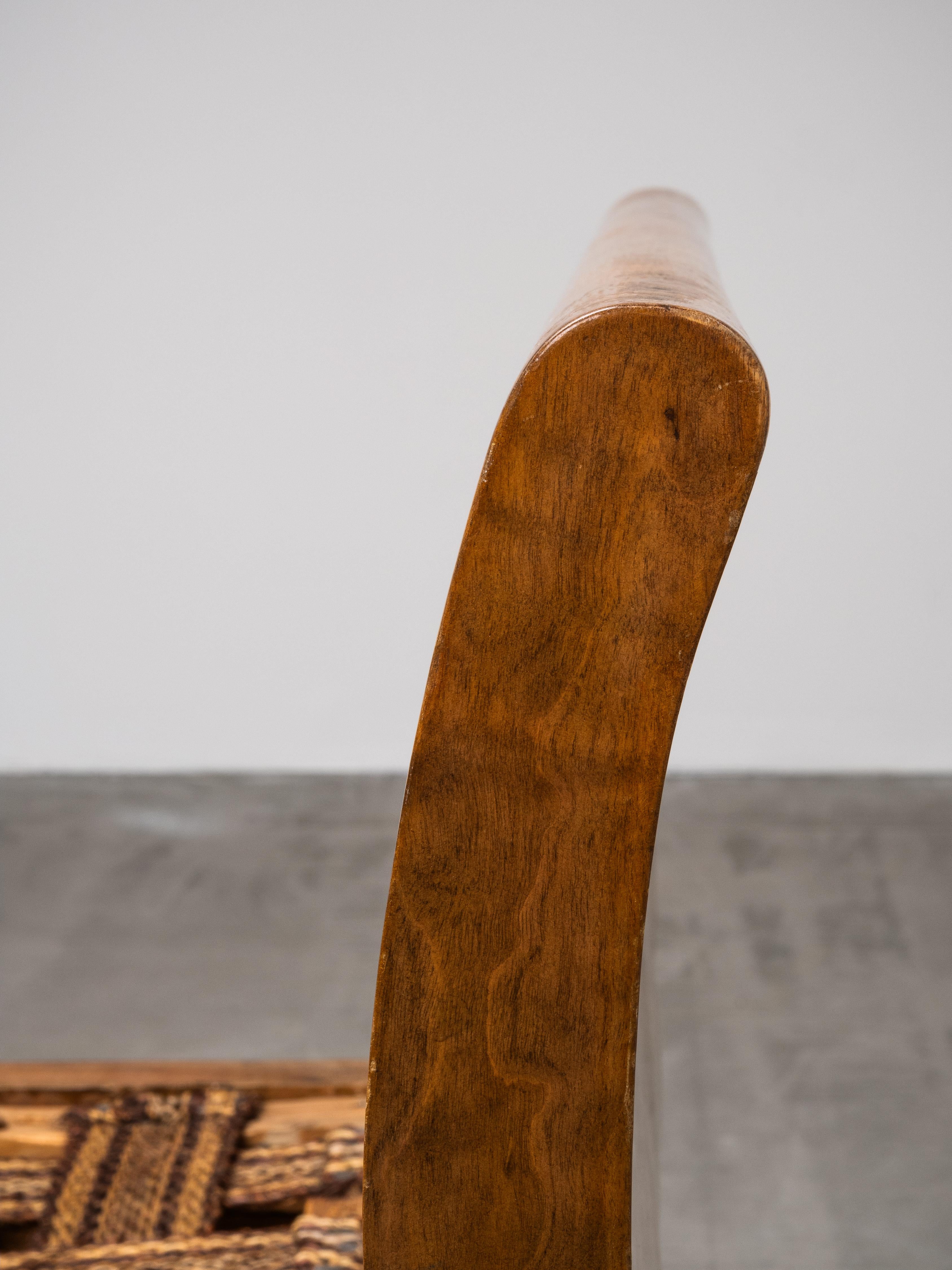 Finnish Art Deco Flame Birch Daybed, 1920s en vente 10