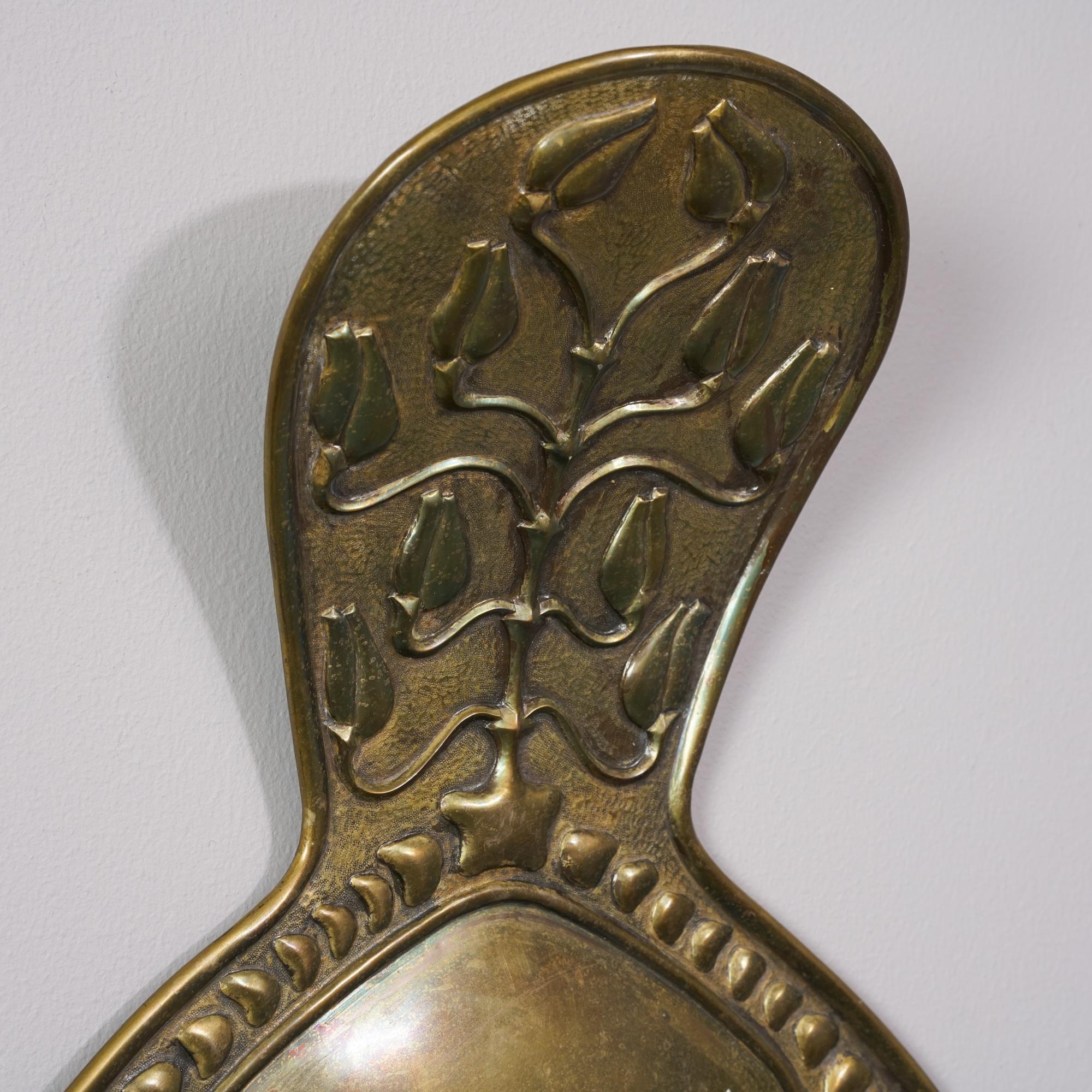 Candelabro finlandés Art Nouveau de latón, principios del siglo XX Finlandés en venta