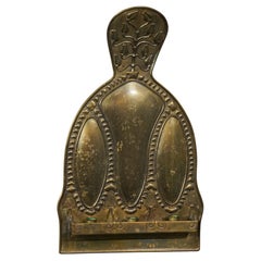Applique à bougie finlandaise Art Nouveau en laiton, début des années 1900