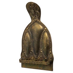 Finnish Art Nouveau Brass Candle Wall Sconce, Early 20th Century