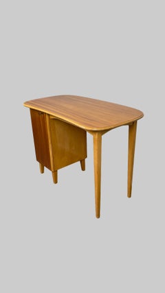 Finnish Birch Writing Desk by Häkli, Finland 1950s
