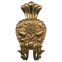 Applique à bougie finlandaise en laiton Modèle 1101 de Taidetakomo Hakkarainen, années 1920/1930