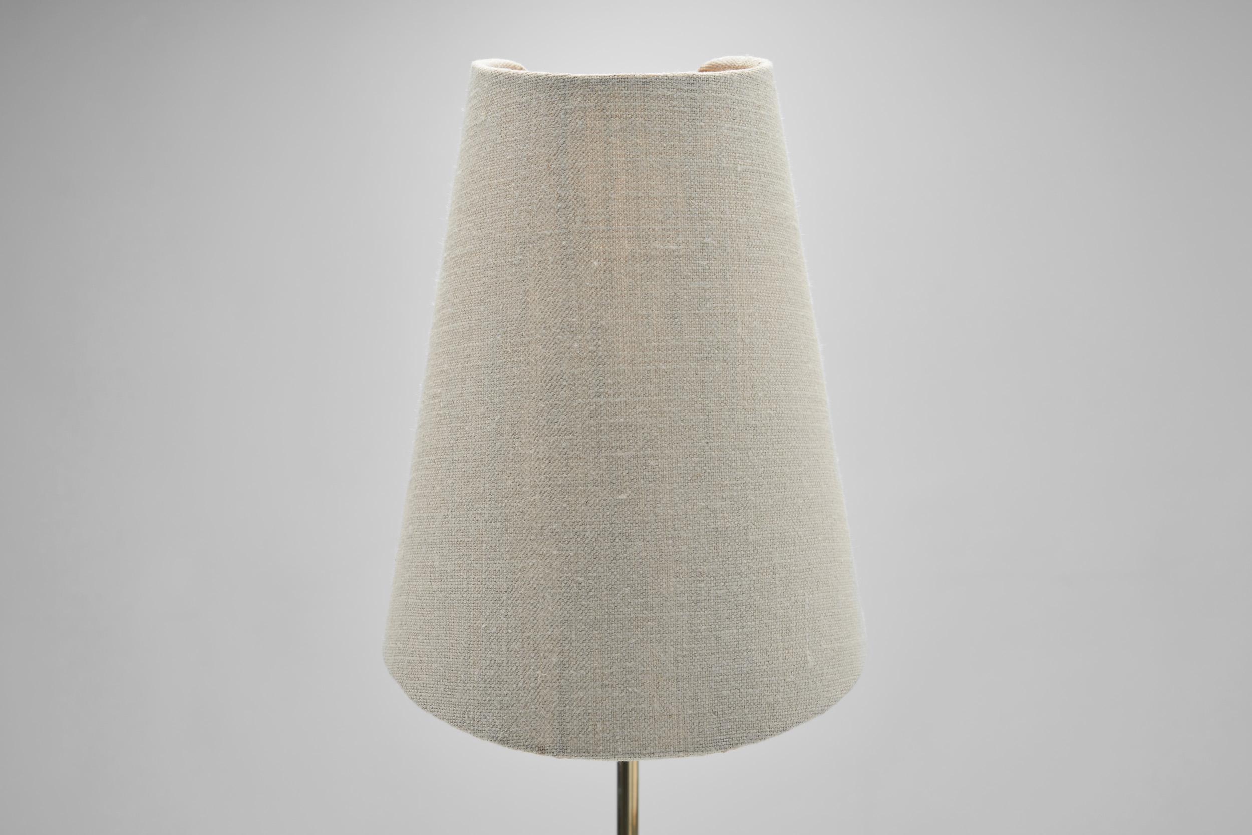 Finnish Brass Floor Lamp for Stockmann Orno, Finland Mid-20th Century For Sale 7
