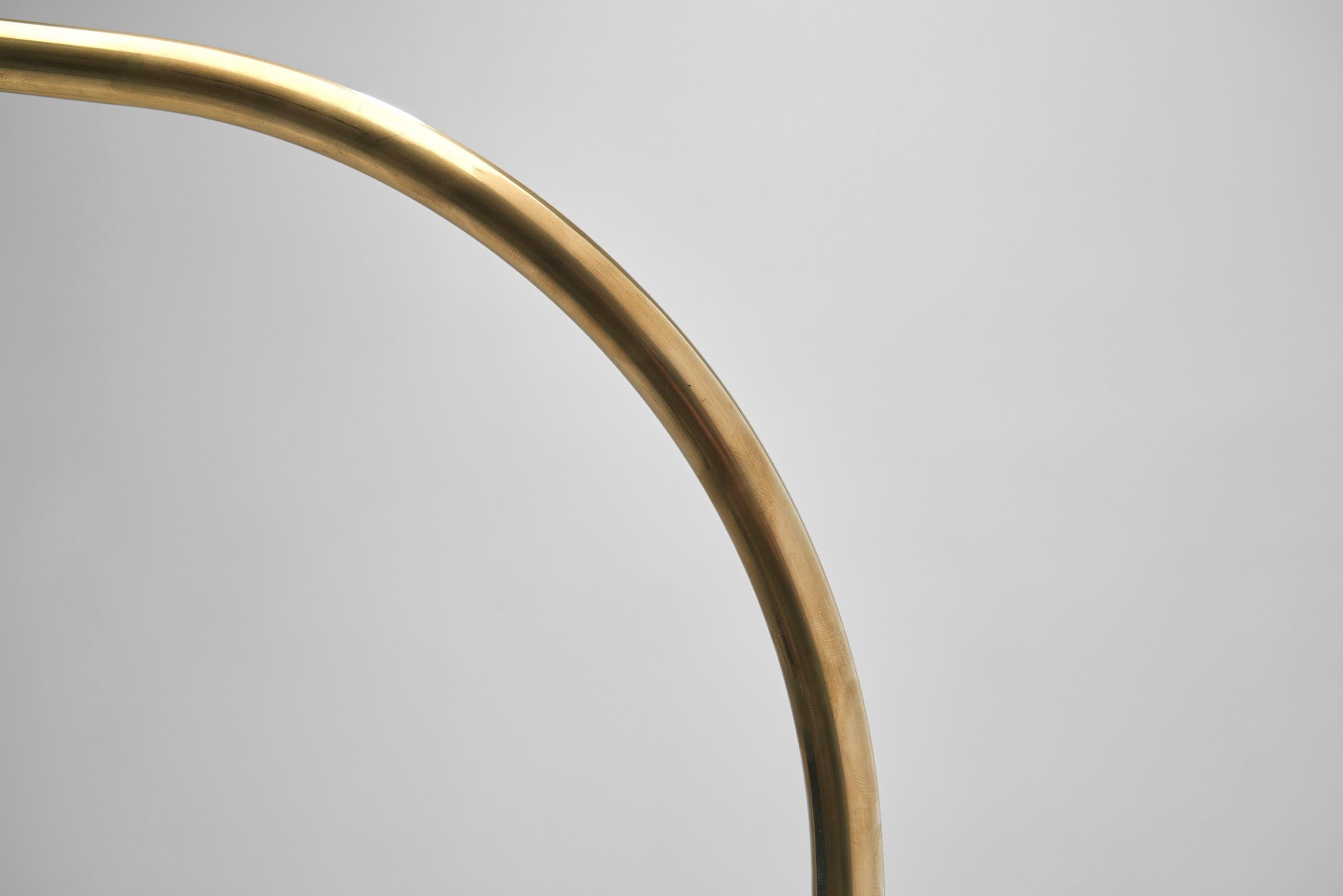 Finnish Brass Floor Lamp for Stockmann Orno, Finland Mid-20th Century For Sale 12