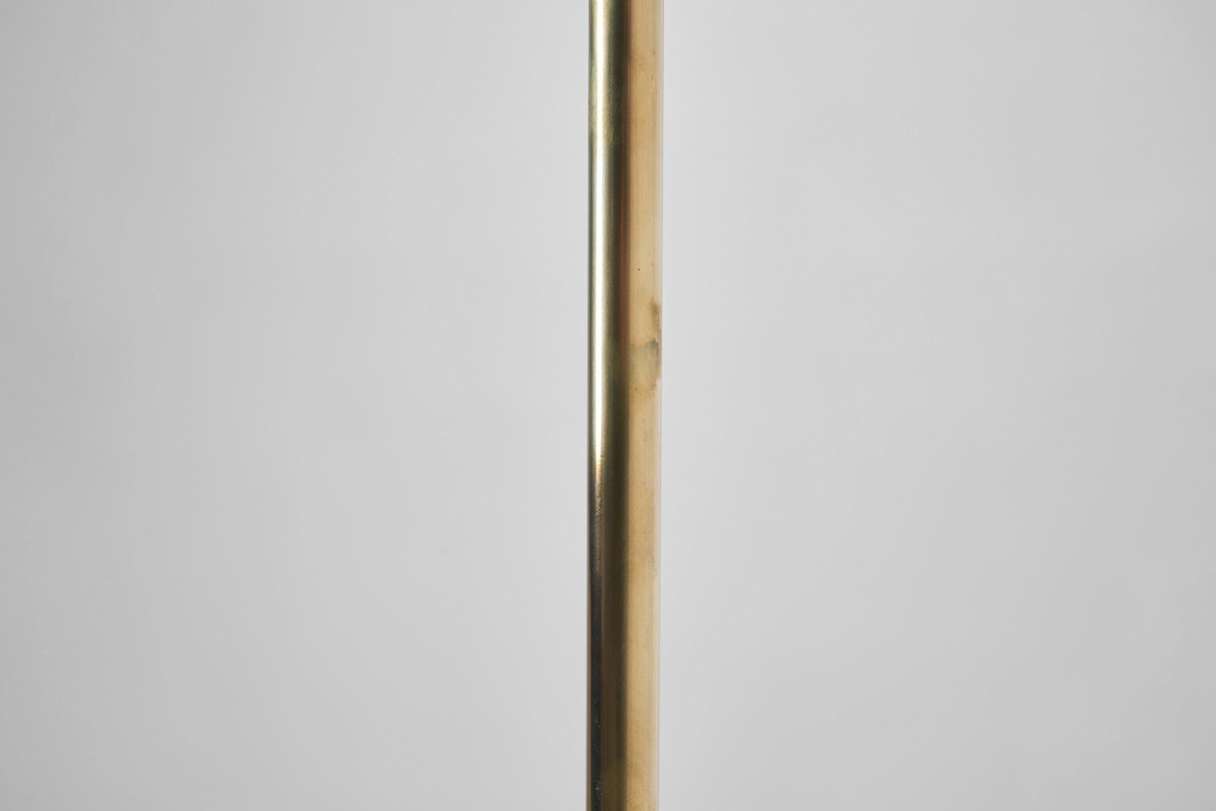 Finnish Brass Floor Lamp for Stockmann Orno, Finland Mid-20th Century For Sale 13