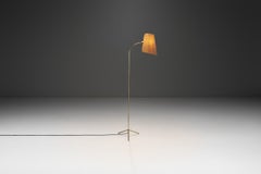 Finnische Stehlampe aus Messing für Stockmann Orno, Finnland, Mitte des 20. Jahrhunderts